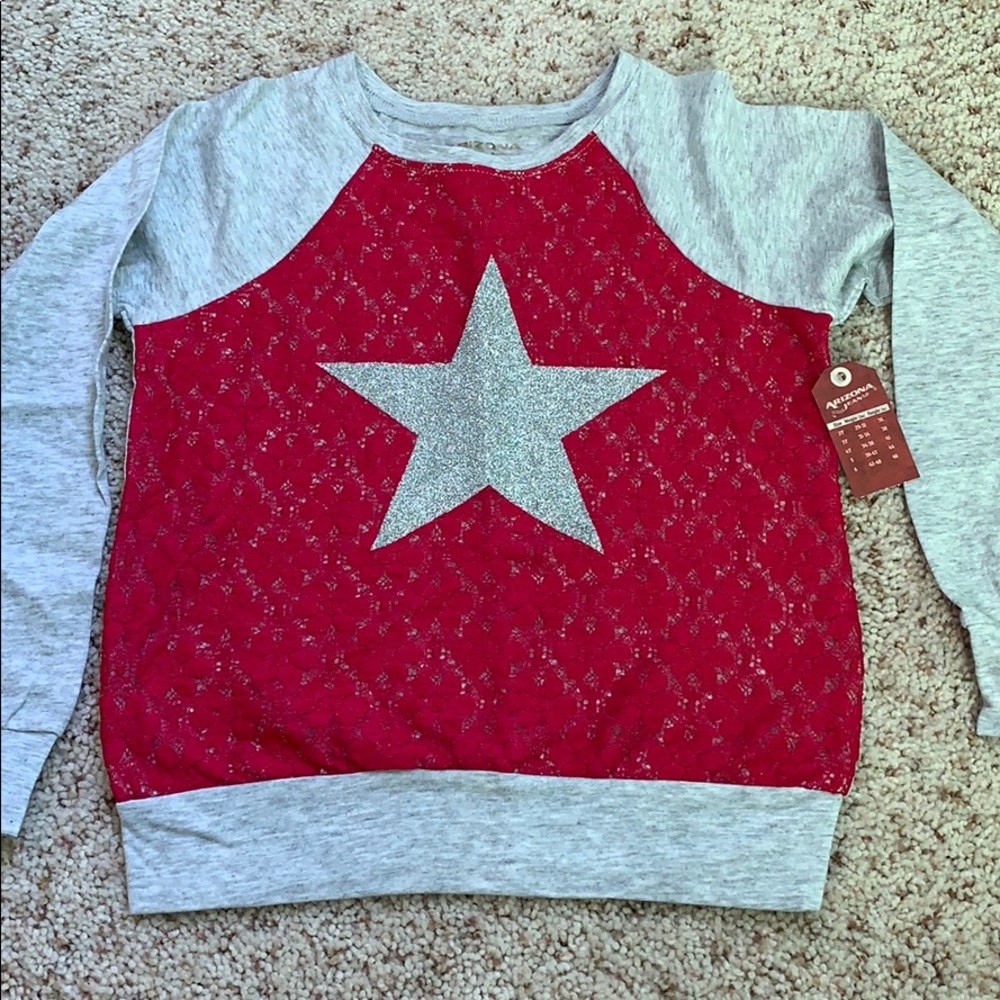 NEW Arizona Girls Long Sleeve Top